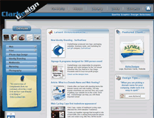 Tablet Screenshot of clarkedesign.net